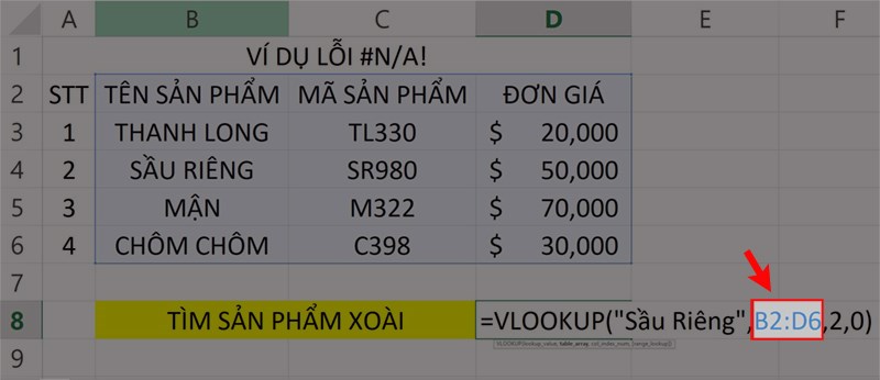 Bôi đen vùng dữ liệu.