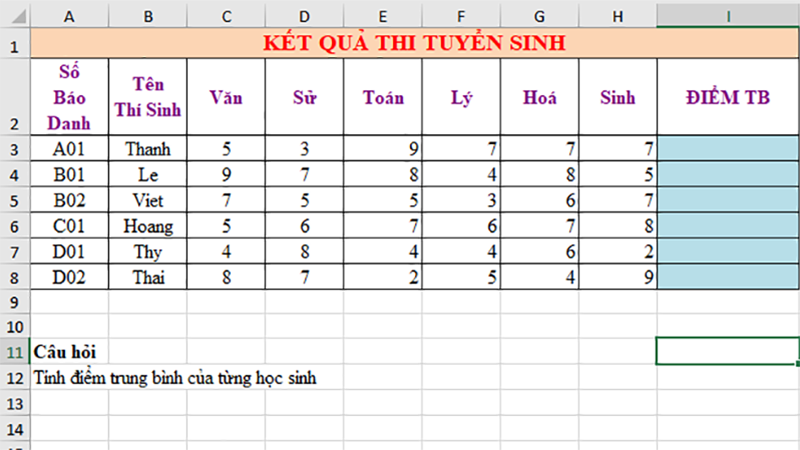 Kiểm tra các ô có lỗi #VALUE hay không