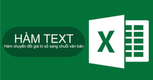 Cách sử dụng hàm TEXT chuyển dữ liệu thành dạng văn bản trong Excel