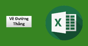 Cách vẽ đường thẳng trong Excel 2010, 2013, 2016,.. cực đơn giản