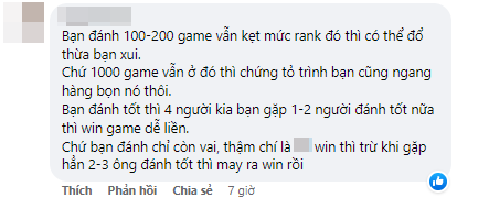 Game thủ đánh mấy trăm trận vẫn không lên rank, khẳng định LMHT là game nhân phẩm khiến cộng đồng tranh cãi dữ dội - Ảnh 3.